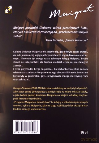Przyjaciele Maigreta z dzieciństwa - Georges Simenon [KSIĄŻKA]