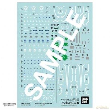 GUNDAM - RG 1/144 Decal 117 00 QanT - Mo