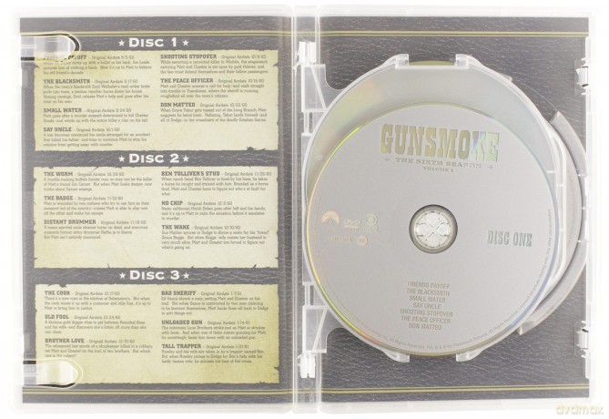 Gunsmoke: Sixth Season Vol 1 [3DVD]
