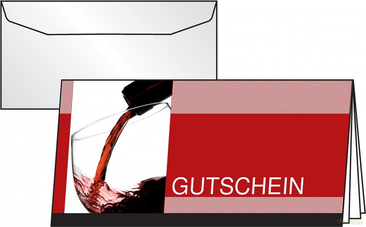 Gutschein Vino Rosso DIN lang