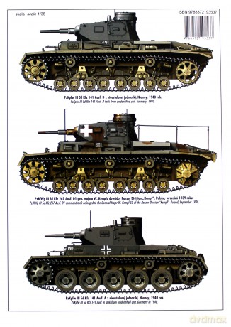 PzKpfw III Ausf. A-D. Tank Power vol. CV 353 - Janusz Ledwoch [KSIĄŻKA]