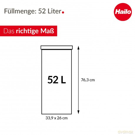 Hailo Big-Box Swing XL Mźlleimer 52,0 l