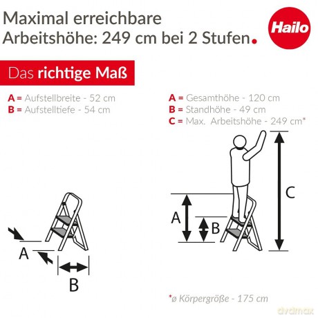 Hailo Klapptritt LivingStep Comfort Plus