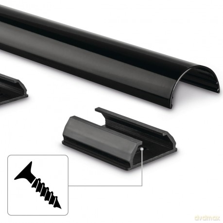 hama halbrund Alu Kabelkanal 110,0 cm sc