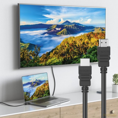 hama HDMI Kabel 3,0 m schwarz