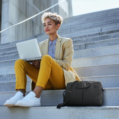 Hama: hama Laptoptasche Genua Polyester schwar