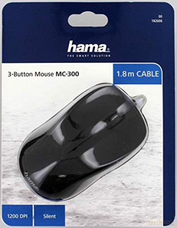 Hama Maus MC-300 schwarz