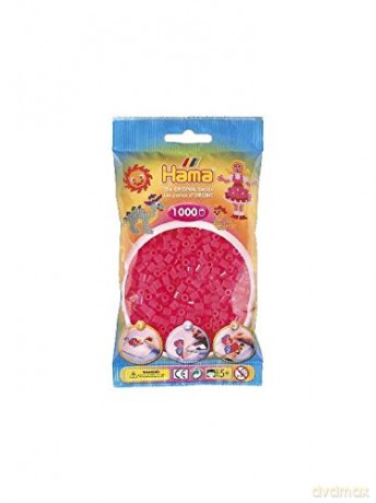 HAMA Perlen Neon Fuchsia 1.000Stźck