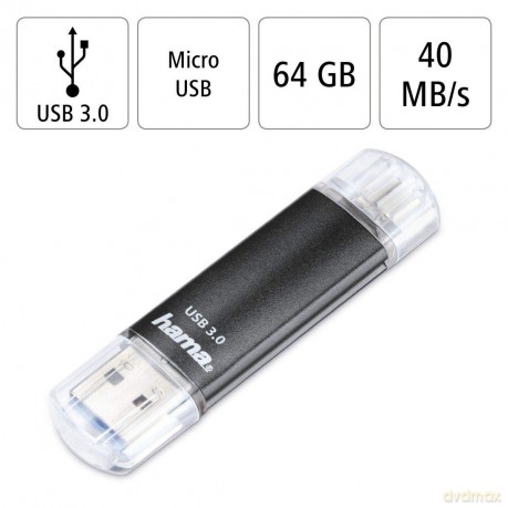 hama USB3.0-St.Laeta Twin 64GB