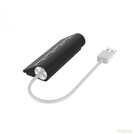 hama USB-Hub 4-fach schwarz