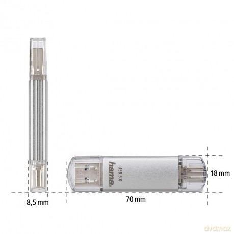 hama USB-Stick C-Laeta silber 16 GB