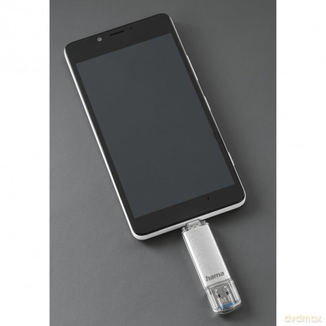 hama USB-Stick C-Laeta silber 64 GB