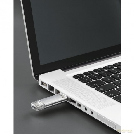 hama USB-Stick C-Laeta silber 64 GB