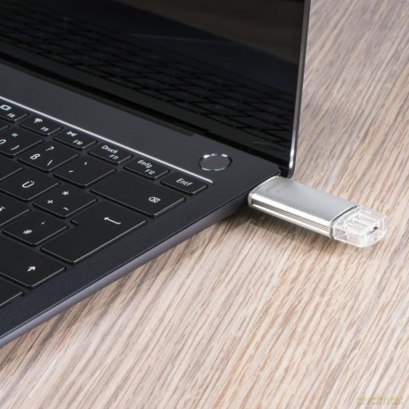 hama USB-Stick C-Laeta silber 64 GB