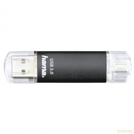 hama USB-Stick Laeta Twin schwarz 256 GB