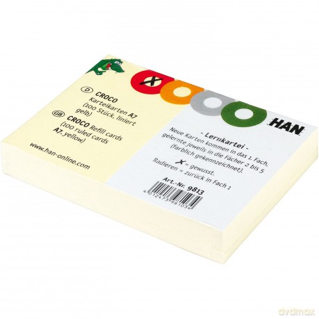 Han Croco Karteikarten A7