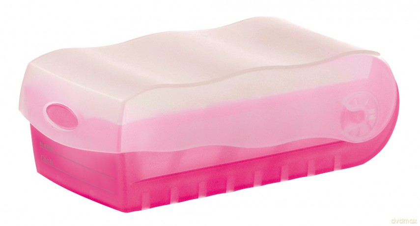 HAN Croco Karteikasten fźr A8 pink