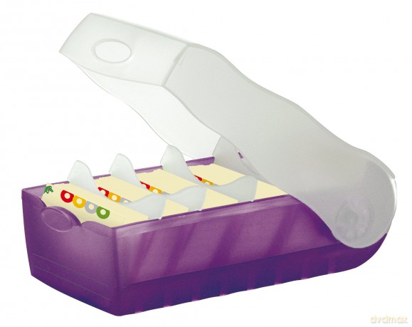 Han Karteibox Croco A8 lila