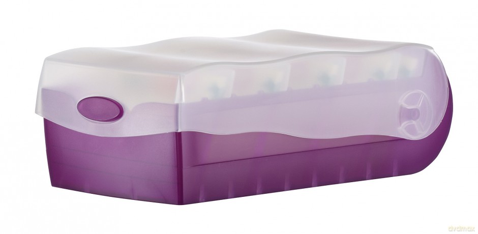 Han Karteibox Croco A8 lila