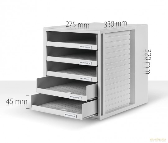 Han Schrank-Set lichtgrau