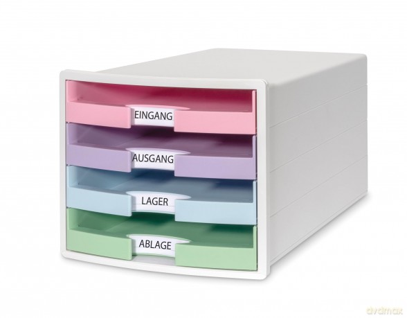 Han: HAN Schubladenbox IMPULS rosa, lila, bl