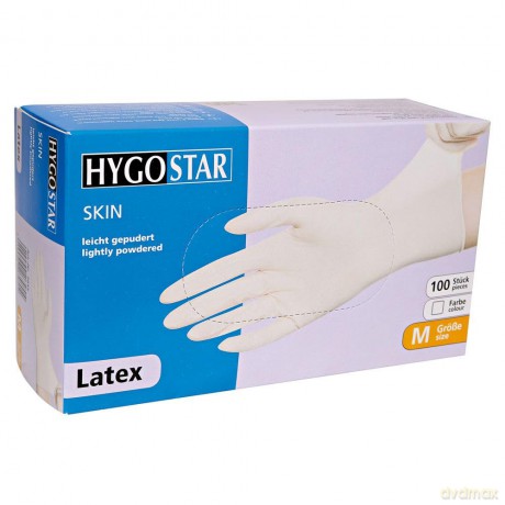 Handschuhe Latex Gepudert S