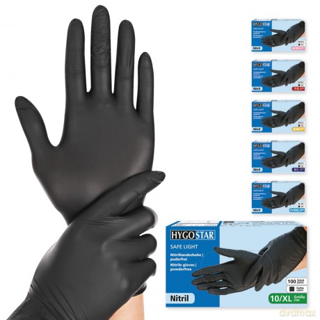 Handschuhe Nitr. Puderfr.XL Sw