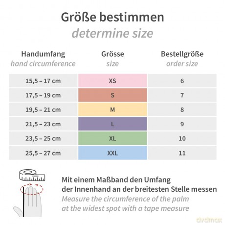 Handschuhe Nitril Puderf.M Sw