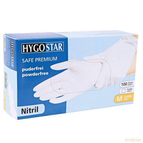 Handschuhe Nitril Puderfrei M