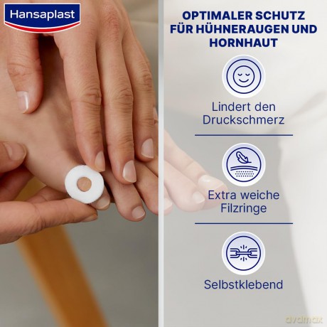 Hansaplast Hźhneraugen-Druckschutzringe