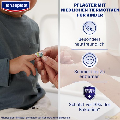 Hansaplast Pflaster KIDS SENSITIVE 48781