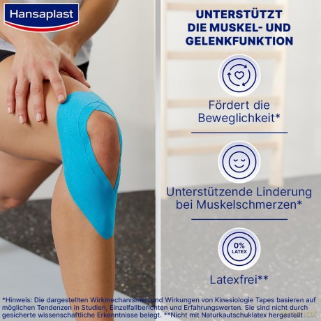 Hansaplast Tape KINESIOLOGIE 48393 blau