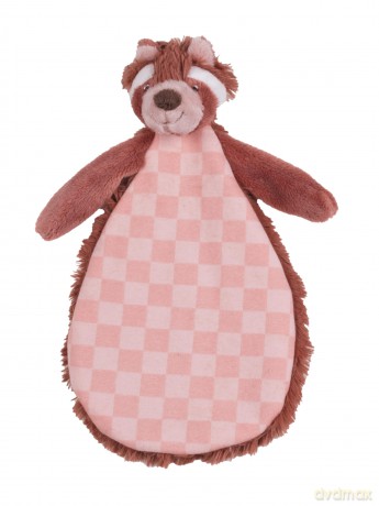 Happy Horse Pluche Rode Panda Pien Knuffeldoekje 24cm
