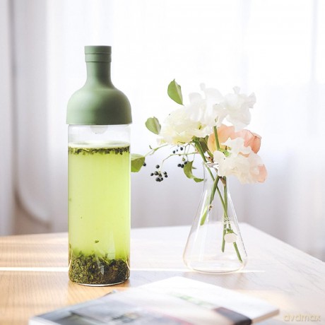 Hario Cold-Brew Filterflasche olivgrźn