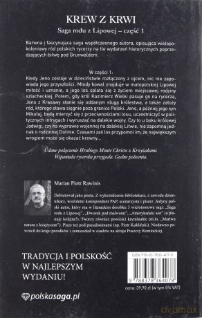 Saga rodu z Lipowej. Część 1. Krew z krwi - Marian Piotr Rawinis [KSIĄŻKA]