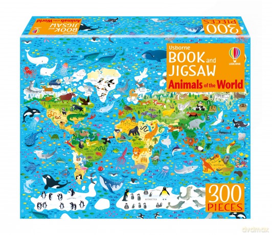 Harpusb Book And Jigsaw Animal [KSIĄŻKA]
