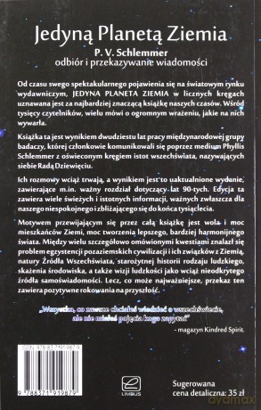 Jedyną planetą Ziemia - P.V. Schlemmer [KSIĄŻKA]