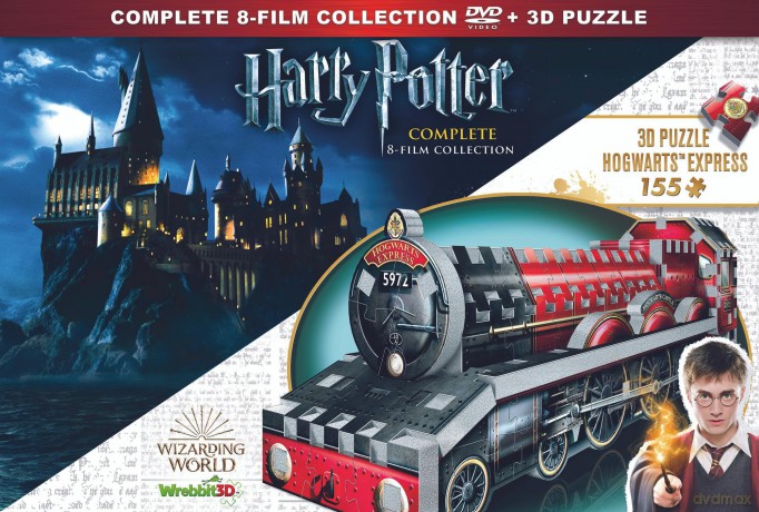 Harry Potter - 1 - 7.2 Collection + Wrebbit 3D Puzzel Hogwarts Express [DVD]
