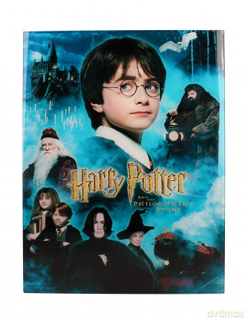 P.Derive: HARRY POTTER - GLASS PRINT - Philosopher