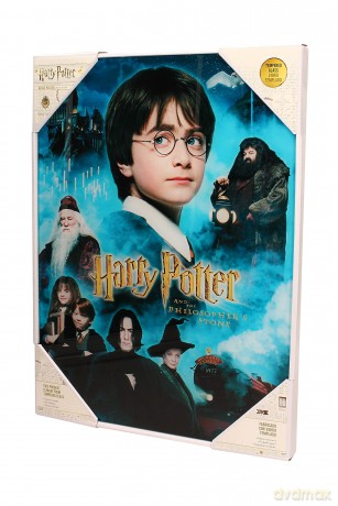 P.Derive: HARRY POTTER - GLASS PRINT - Philosopher