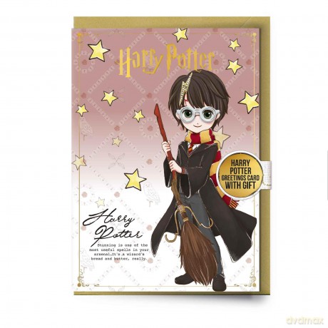 HARRY POTTER - Harry - Greeting card wit