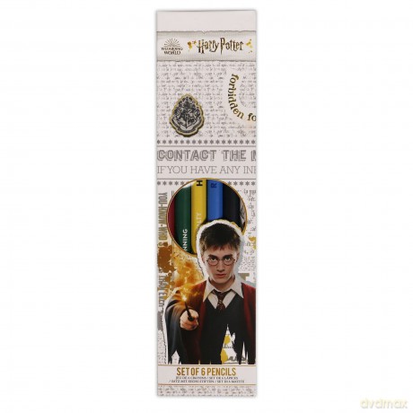 HARRY POTTER - House Pride - 6 Pencils S