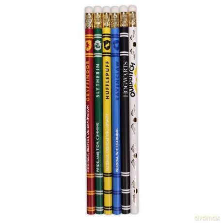 HARRY POTTER - House Pride - 6 Pencils S