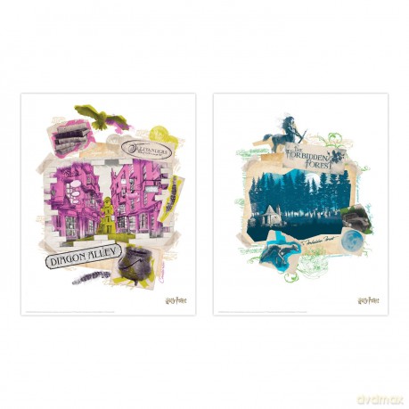 HARRY POTTER - Set of 10 lithographs '36