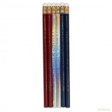 HARRY POTTER - Wands - 6 Pencils Set