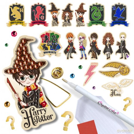 Harry Potter Crystal Art Pin Badge Blind Bag