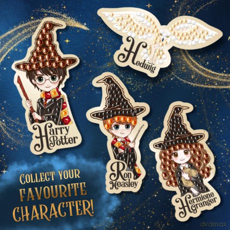 Harry Potter Crystal Art Pin Badge Blind Bag
