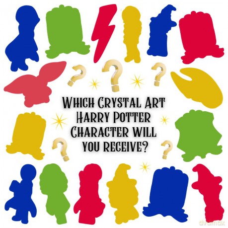Harry Potter Crystal Art Pin Badge Blind Bag