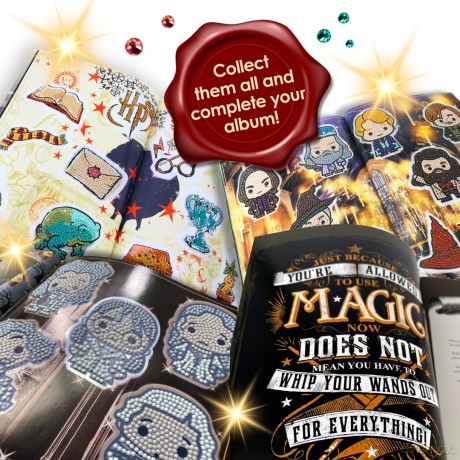 Harry Potter Crystal Art Sticker Album Starter Pack