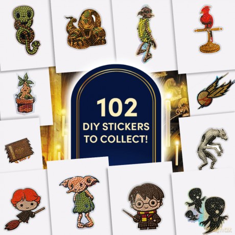 Harry Potter Crystal Art Sticker Pack